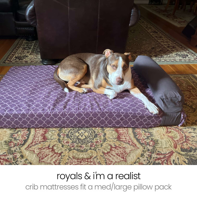 crib mattress dog bed view 3